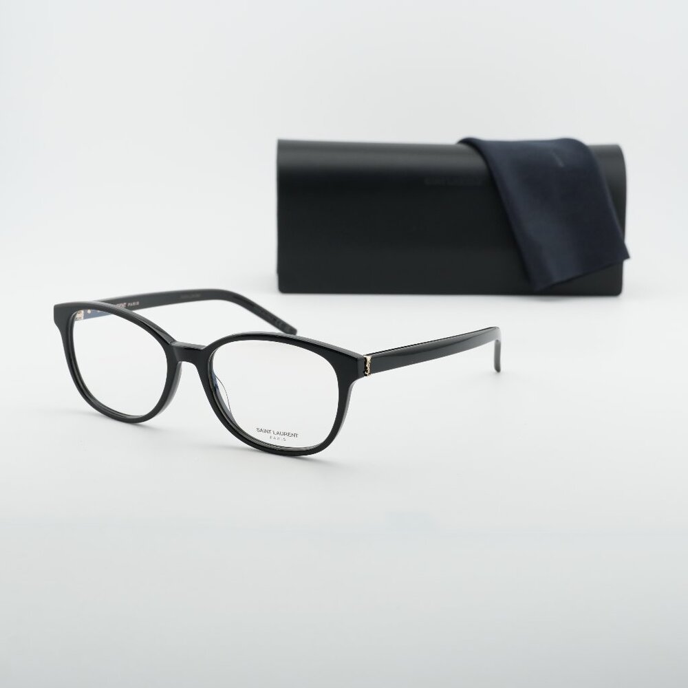 Saint Laurent SL M113 001 Cat Eye Eyeglasses – Black 54mm